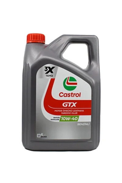 #UZ00024 - Castrol GTX 10w-40 4 LT Motor Yağı