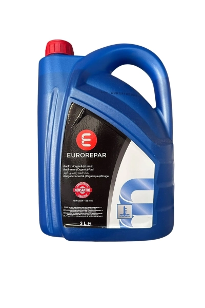 #UZ00060 - Eurorepar Kırmızı Antifriz 3 LT
