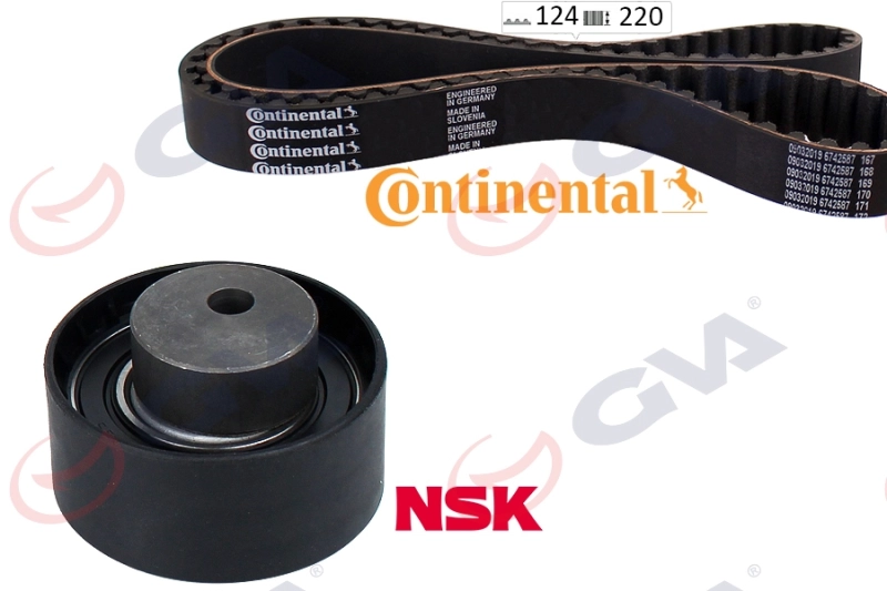 #UZ00212 - Gva 59t2915c - Eksantrik Gergi Kiti 124 220 Brava 1.2 16v-bravo